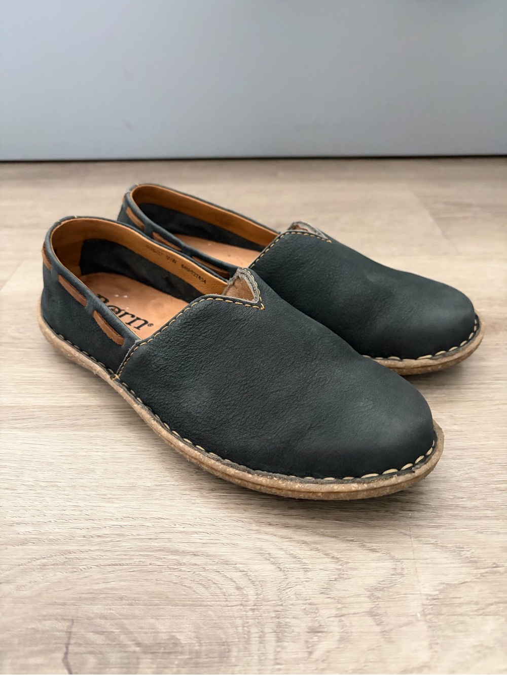 Brand New, Born Naya Nubuck Leather Slip On Loafers Women’s size 6